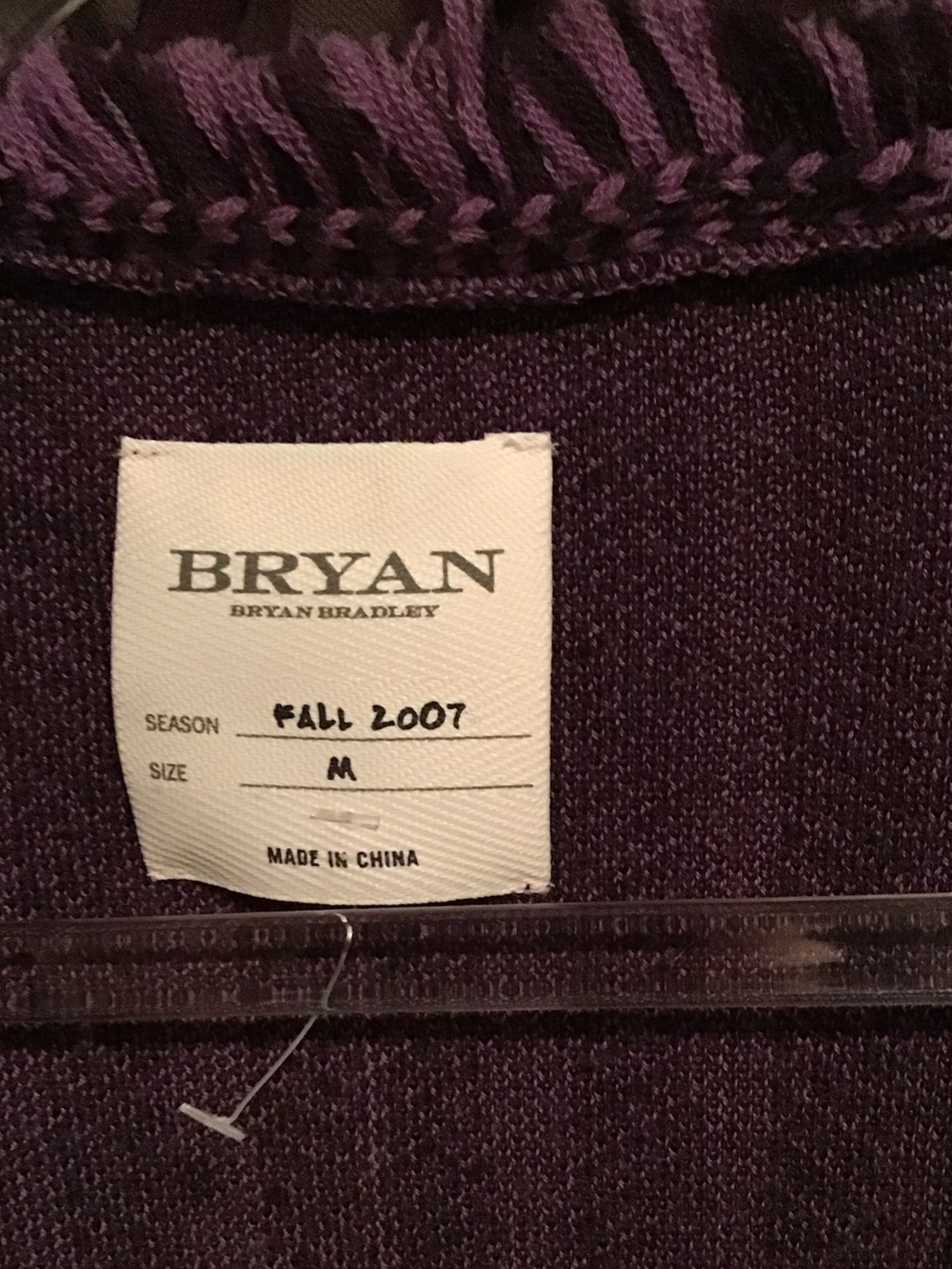 Bryan Purple Ruffled Blazer Jacket - Picture 2 of 7